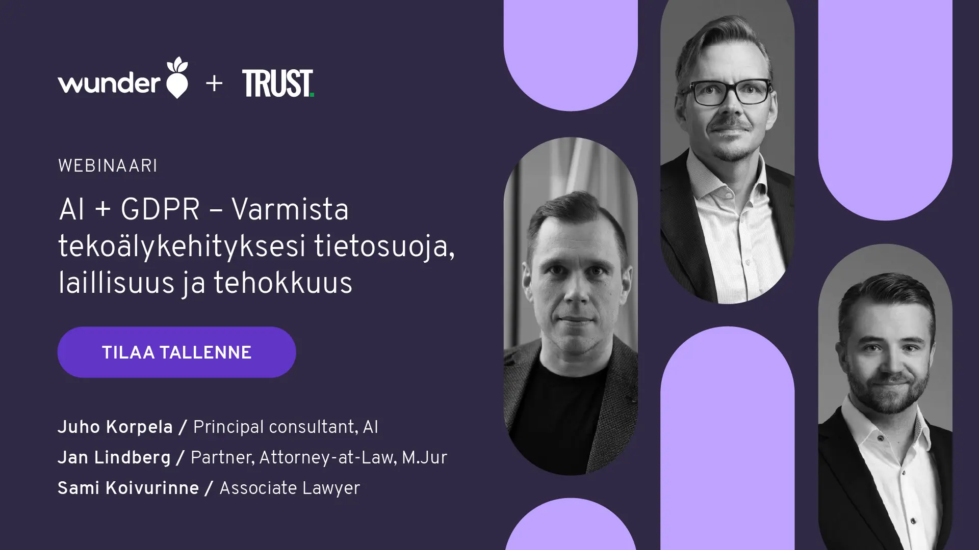 AI & GDPR — webinaaritallenne