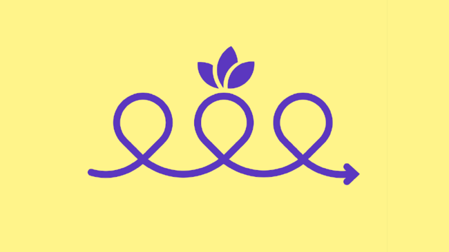 Agile iteration process with carrot shaped loops