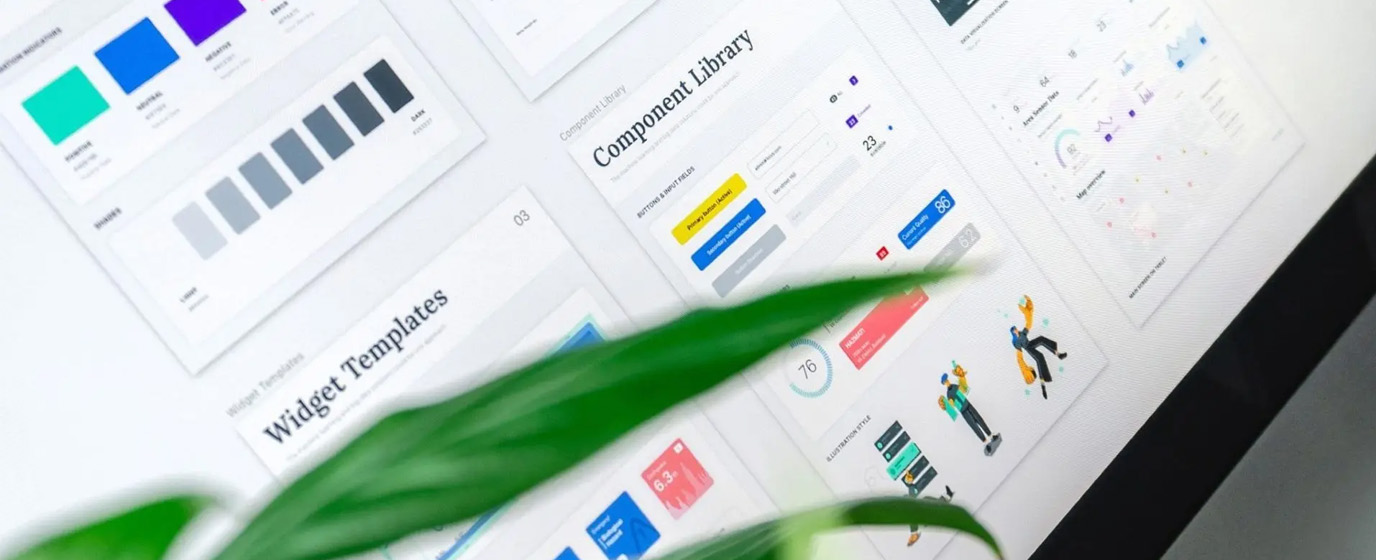 Graphic guidelines in desktop computer