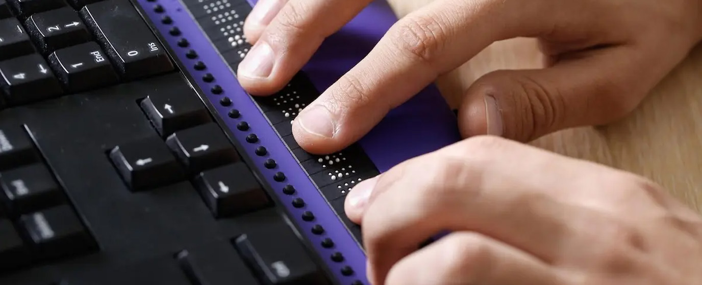 Visual Impairment tool in use