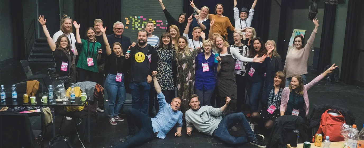 Emotion hack day team in a group photo