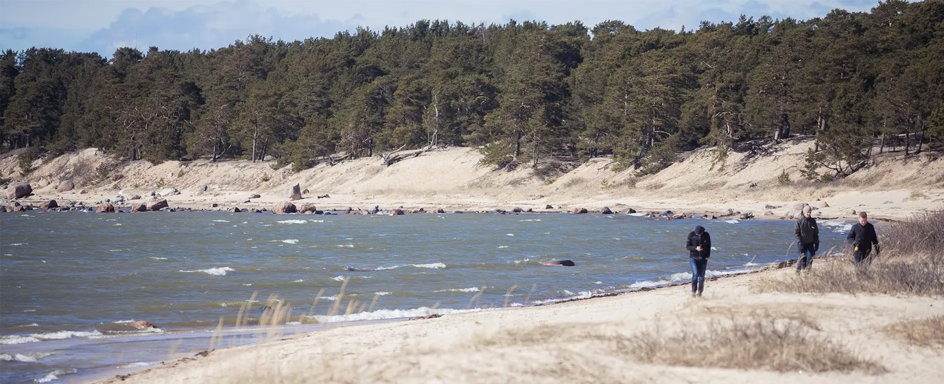 Baltic seaside view near Laulasmaa in Estonia
