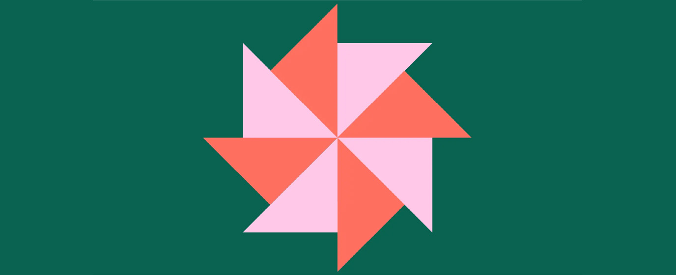 Graphic visualization of spinning windmill blades