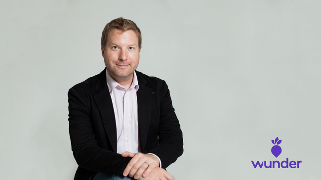 One of founders of Mearra,  Vesa Palmu smiling in the photo, looking directly at the camera