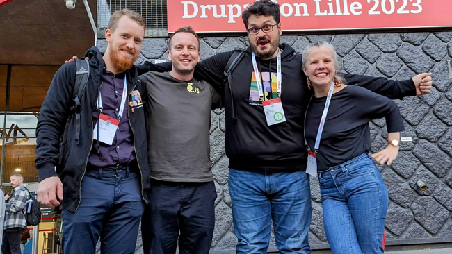 Mearra people at DrupalCon Lille 2023