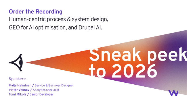 Wide open, cartoon stylish eye looking into year 2026